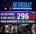 SISTEMA ARCADE RETROBAT 296GB PARA WINDOWS