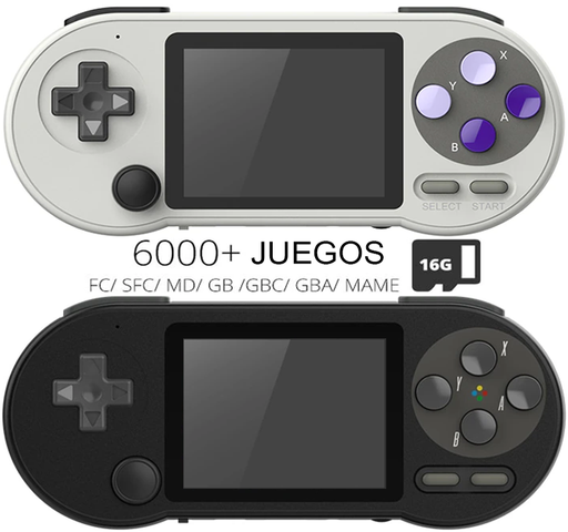 CONSOLA RETRO PORTATIL 6000 JUEGOS